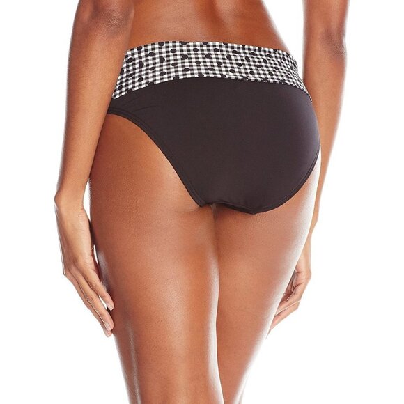 NWT Captiva black & white plaid bikini bottom - Picture 2 of 7